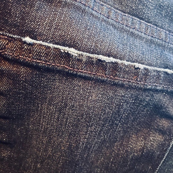 Frame Le Garcon River Road Dark Wash Slim Jeans Size 24 - Picture 10 of 11